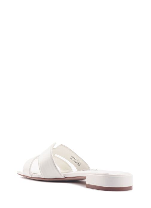 IWAN 4FX KIRIK BEYAZ Kadın Terlik - Görsel 4