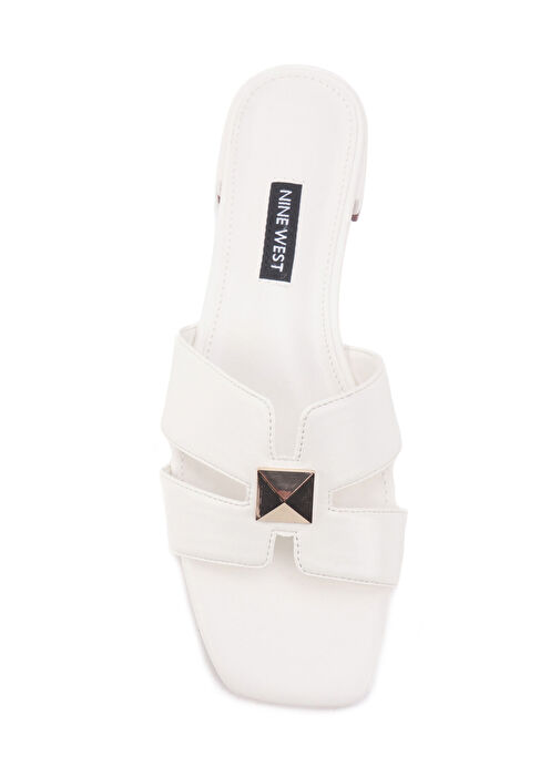 IWAN 4FX KIRIK BEYAZ Kadın Terlik - Görsel 5