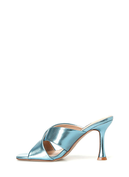 GRANI 4FX Mavi Kadın Topuklu Terlik - Görsel 4