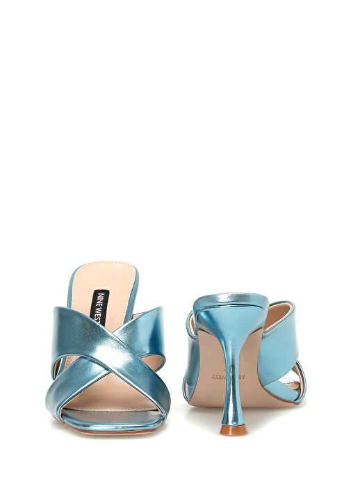 GRANI 4FX Mavi Kadın Topuklu Terlik - Görsel 6