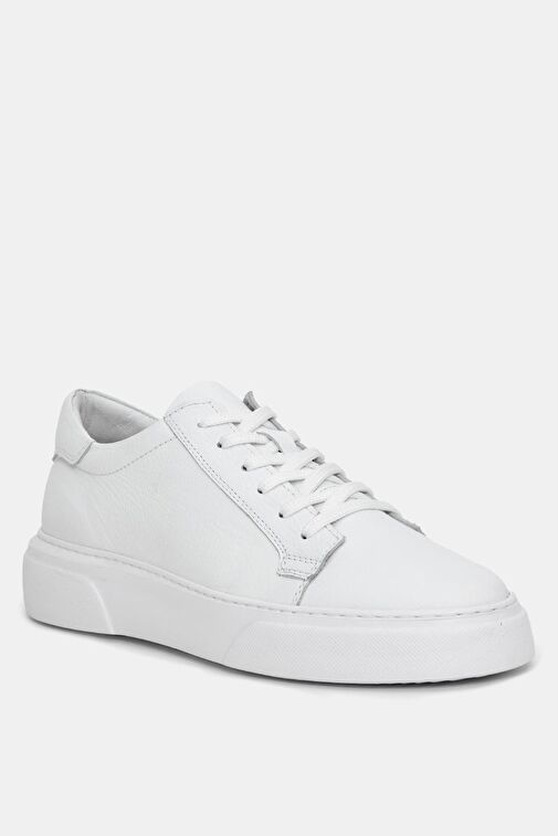 Vibe Erkek Beyaz Deri Spor Ayakkabı - Görsel 3