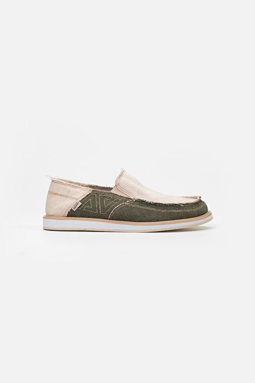 1331 VANEDA LINEN ESPADRIL KETEN ERKEK AYAKKABI BEJ/HAKI - Görsel 2