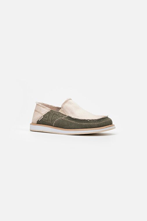 1331 VANEDA LINEN ESPADRIL KETEN ERKEK AYAKKABI BEJ/HAKI - Görsel 3