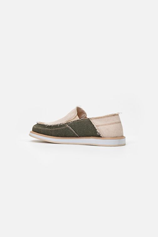 1331 VANEDA LINEN ESPADRIL KETEN ERKEK AYAKKABI BEJ/HAKI - Görsel 4