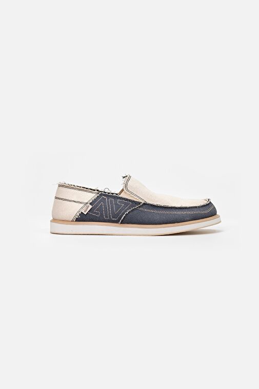 1331 VANEDA LINEN ESPADRIL KETEN ERKEK AYAKKABI LACIVERT - Görsel 2