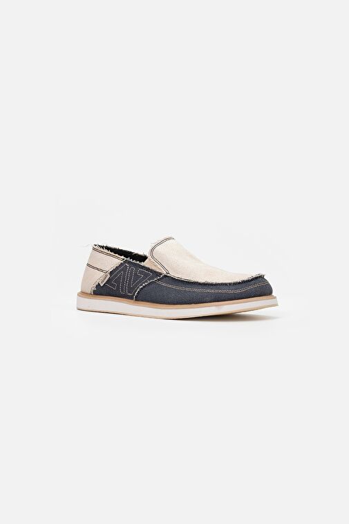1331 VANEDA LINEN ESPADRIL KETEN ERKEK AYAKKABI LACIVERT - Görsel 3
