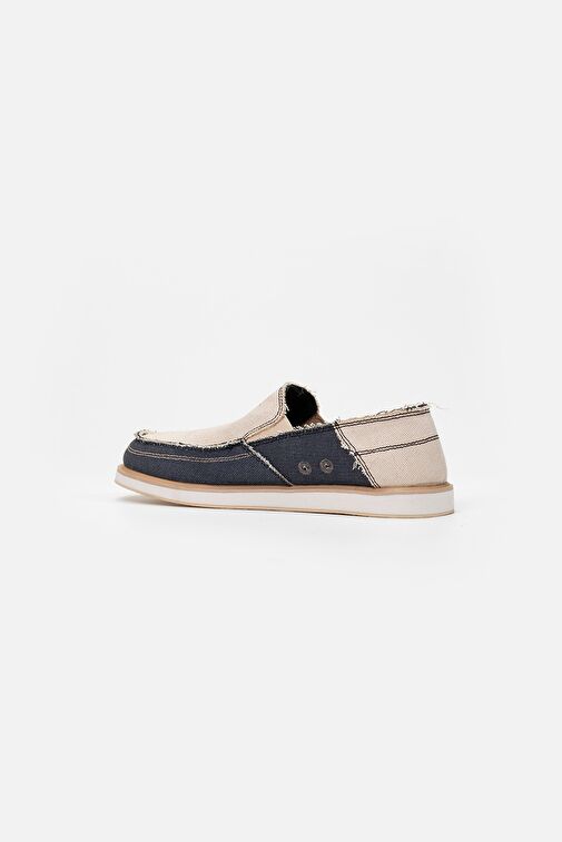 1331 VANEDA LINEN ESPADRIL KETEN ERKEK AYAKKABI LACIVERT - Görsel 4