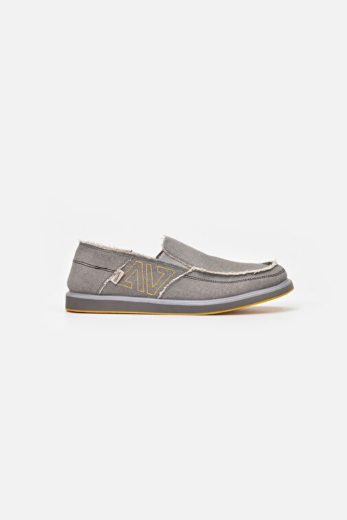 1331 VANEDA LINEN ESPADRIL KETEN ERKEK AYAKKABI GRI - Görsel 2