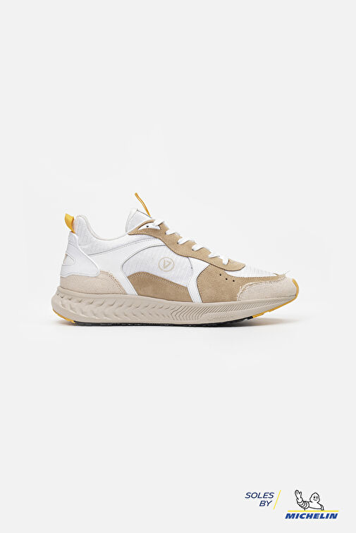 1294 V-MICH FREE SNEAKERS ERKEK AYAKKABI BEYAZ/BEJ - Görsel 2