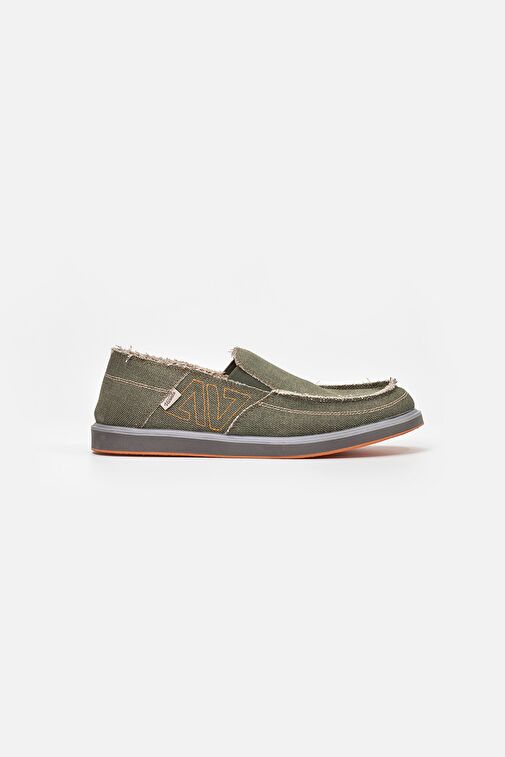 1331 VANEDA LINEN ESPADRIL KETEN ERKEK AYAKKABI HAKI - Görsel 2