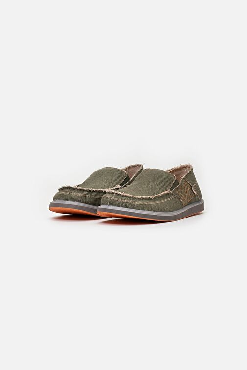 1331 VANEDA LINEN ESPADRIL KETEN ERKEK AYAKKABI HAKI - Görsel 5