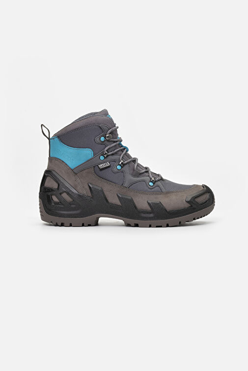 1154 V-CLUTCH PRO XTREME MID NUBUK KADIN BOT GRI - Görsel 2