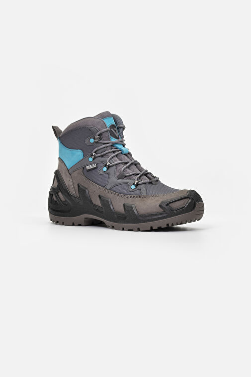 1154 V-CLUTCH PRO XTREME MID NUBUK KADIN BOT GRI - Görsel 4