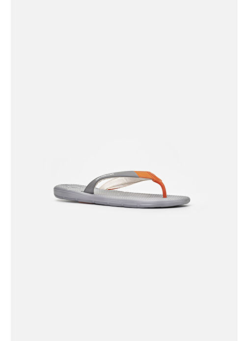 5510 Unisex Gri/Turuncu Terlik - Görsel 3