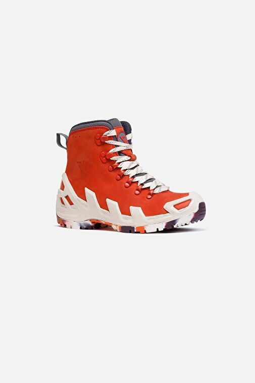 1240 V-CLUTCH PRO MID NUBUK KADIN BOT MERCAN - Görsel 3