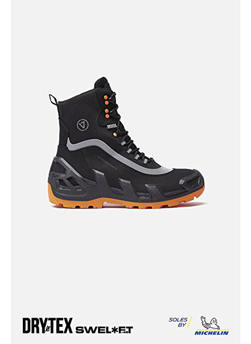 998 V-Clutch Michelin Pro Xtreme Siyah/Turuncu Nubuk Erkek Bot - Görsel 3