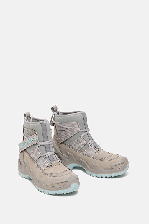 1019 V-Clutch Urban Digital Scuba Kadın Bot Açık Gri - Görsel 8