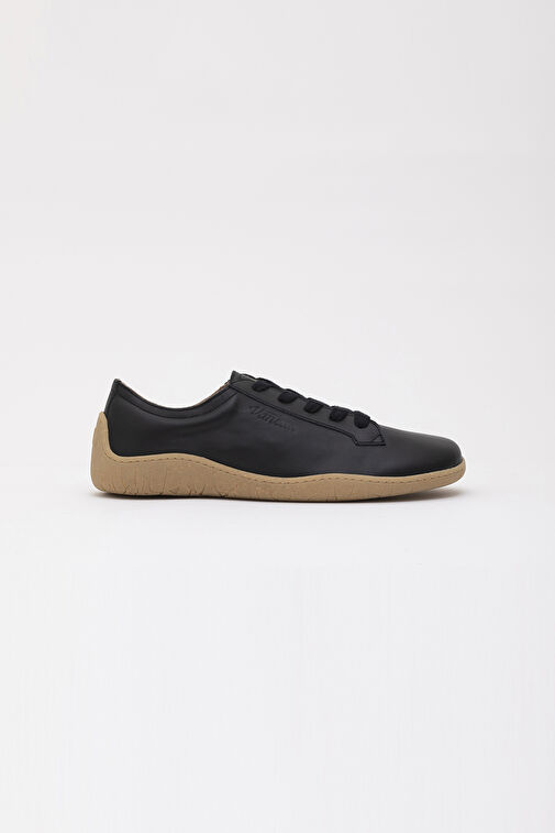 1383 V-BAREFOOT COMFORT DERI ERKEK AYAKKABI SIYAH - Görsel 2