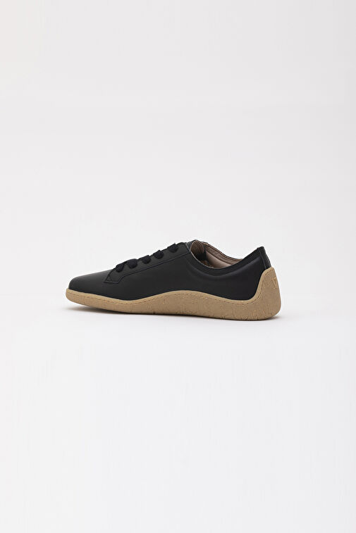 1383 V-BAREFOOT COMFORT DERI ERKEK AYAKKABI SIYAH - Görsel 4