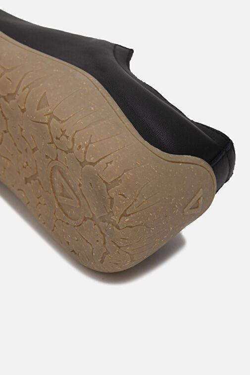 1383 V-BAREFOOT COMFORT DERI ERKEK AYAKKABI SIYAH - Görsel 7