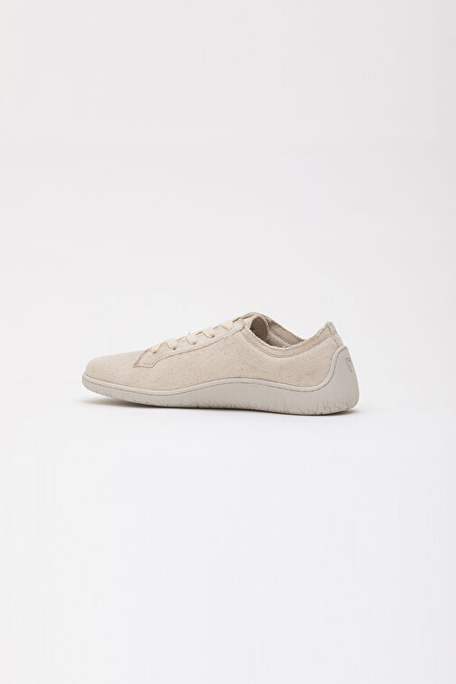 1383 V-BAREFOOT COMFORT KETEN ERKEK AYAKKABI BEJ - Görsel 4