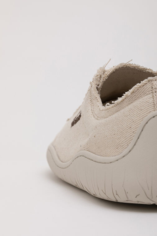 1383 V-BAREFOOT COMFORT KETEN ERKEK AYAKKABI BEJ - Görsel 6