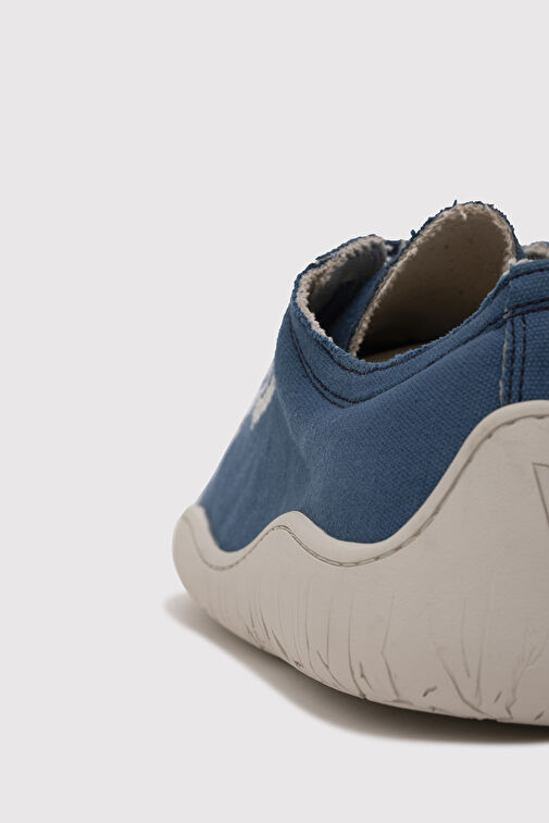 1383 V-BAREFOOT COMFORT KETEN ERKEK AYAKKABI INDIGO MAVI - Görsel 6