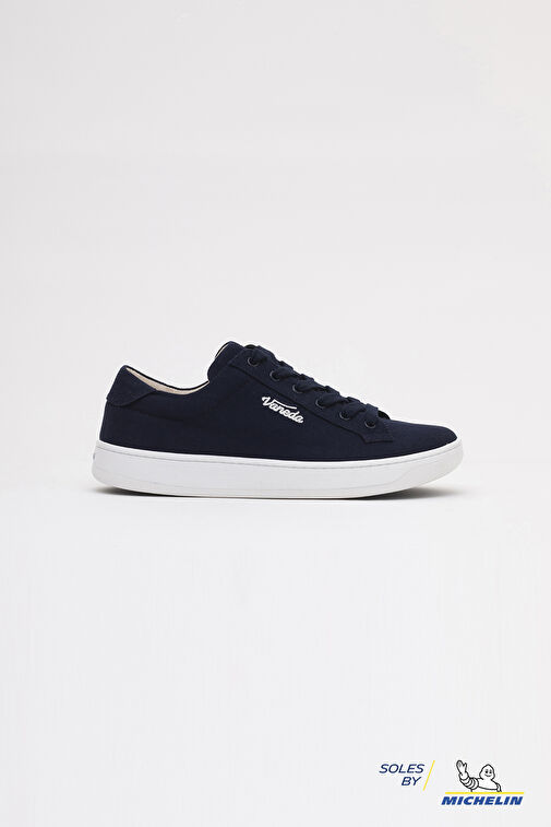1388 V-MICH FREE KANVAS SNEAKER ERKEK AYAKKABI LACIVERT - Görsel 2