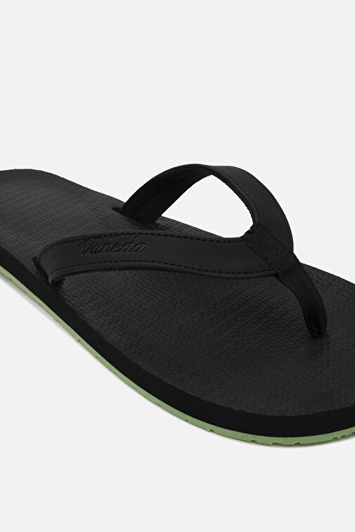 5515 VANEDA SLIPPERS UNISEX TERLIK SIYAH - Görsel 4