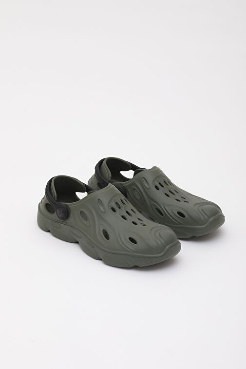 5516 VANEDA HYBRID EVA SANDALET ERKEK TERLIK HAKI - Görsel 6