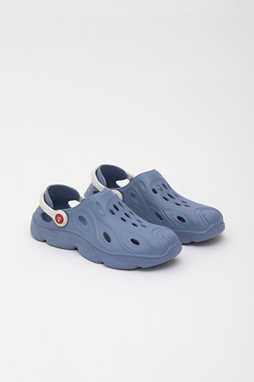 5516 VANEDA HYBRID EVA SANDALET ERKEK TERLIK INDIGO MAVI - Görsel 6