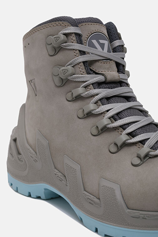 1240 V-Clutch Pro Mid Nubuk Kadın Bot B.Gri - Görsel 8