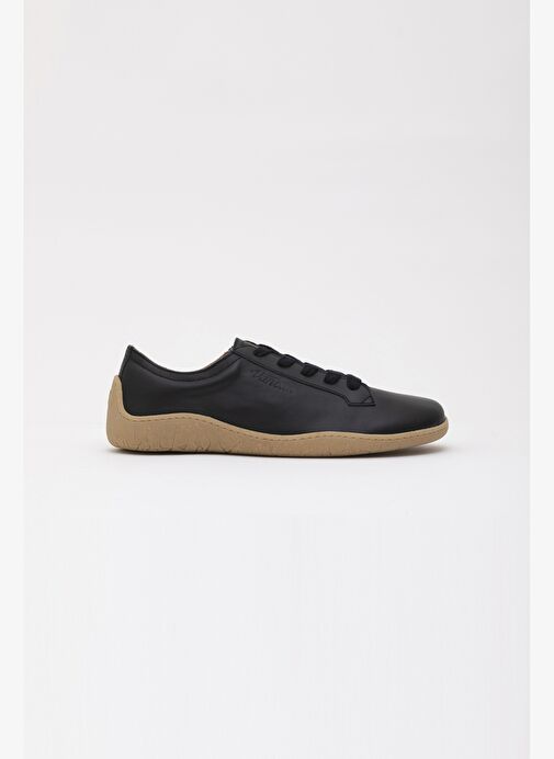 1383 V-Barefoot Comfort Deri Kadın Ayakkabı Siyah - Görsel 2