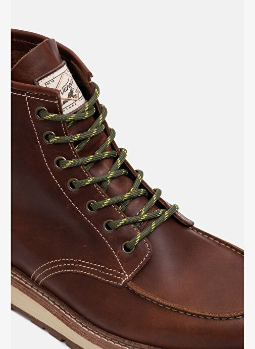 1401 Lifestyle V-Town Pull Up Kadın Bot Kızıl Taba - Görsel 8