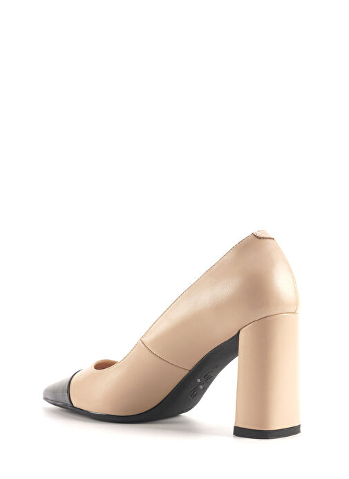 MILANA 4PR Bej Kadın Topuklu Ayakkabı - Görsel 4