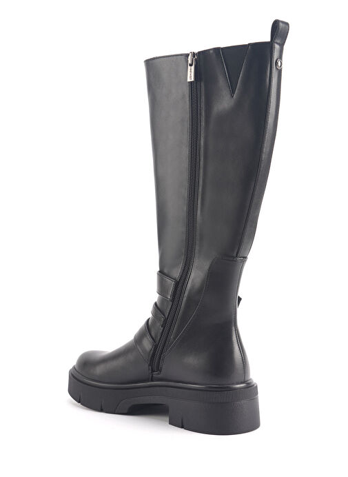 FABLON 4PR Siyah Kadın Çizme - Görsel 4