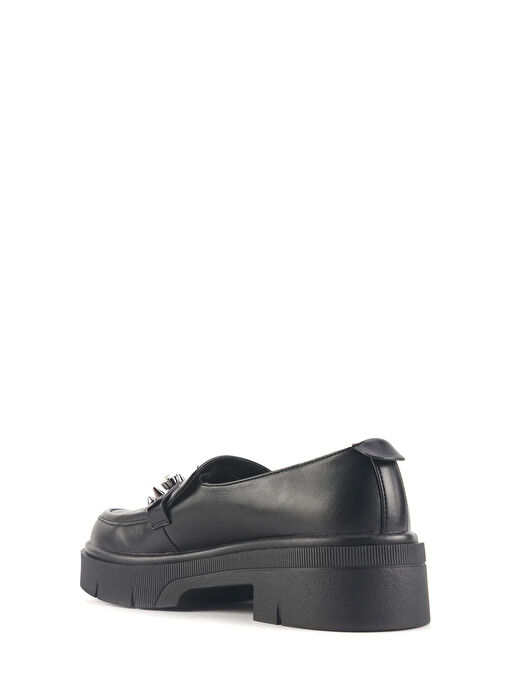 FABERA 4PR Siyah Kadın Loafer - Görsel 4
