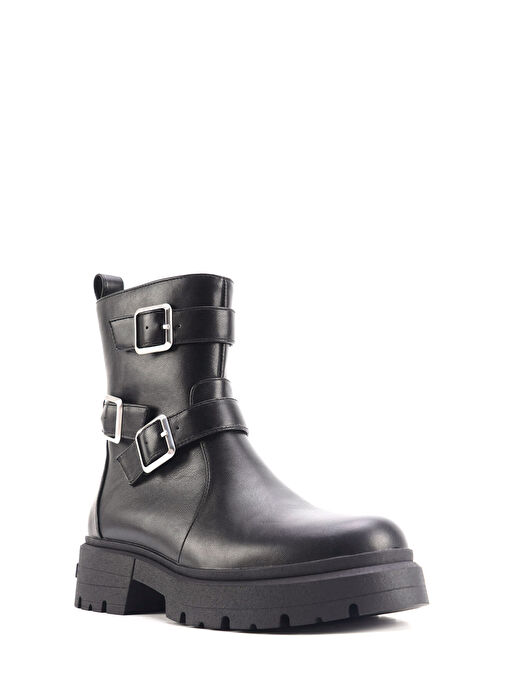 FERANA 4PR Siyah Kadın Biker Bot - Görsel 3