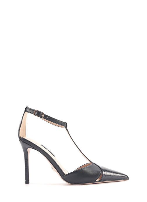 PAULETTA 4PR Siyah Kadın Topuklu Ayakkabı - Görsel 2