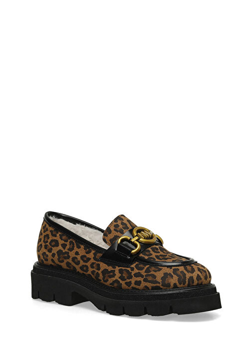 DANEMAR3 4PR Leopar Kadın Loafer - Görsel 3