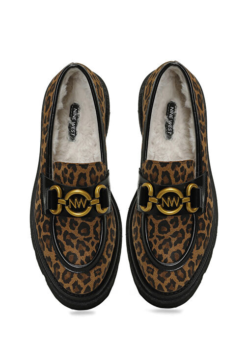 DANEMAR3 4PR Leopar Kadın Loafer - Görsel 5