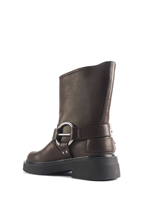 CAPPA 4PR Kahverengi Kadın Biker Bot - Görsel 4