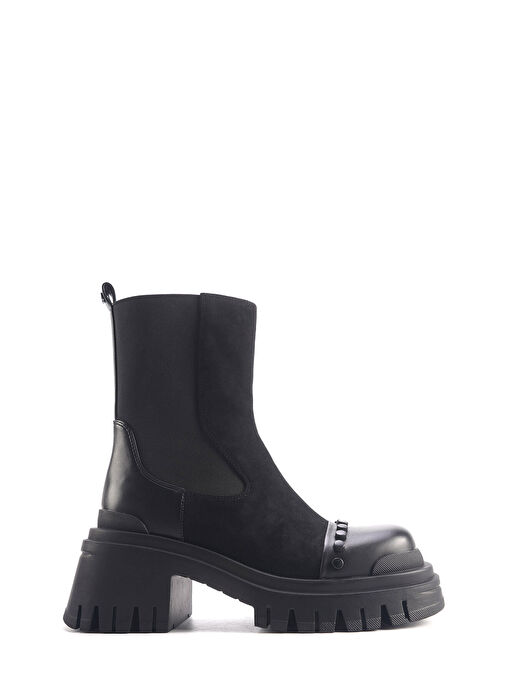 INCI JEREMI 4PR Siyah Kadın Topuklu Bot - Görsel 2