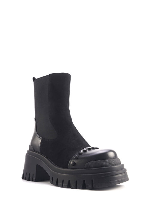 INCI JEREMI 4PR Siyah Kadın Topuklu Bot - Görsel 3