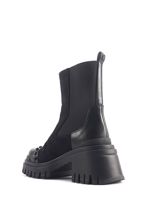 INCI JEREMI 4PR Siyah Kadın Topuklu Bot - Görsel 4