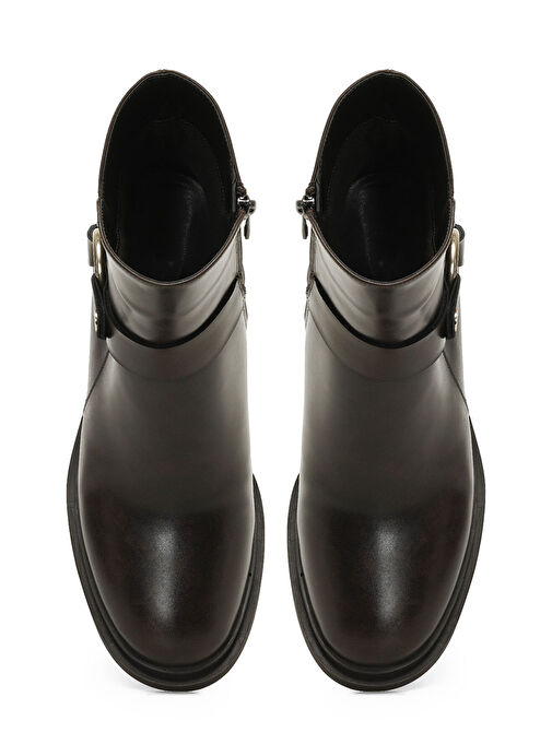 INCI BANES 4PR Kahverengi Kadın Topuklu Bot - Görsel 5