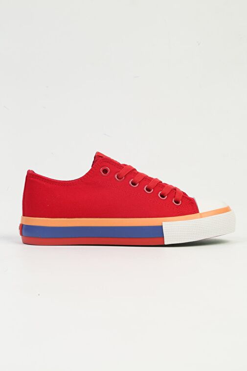 United Colors of Benetton Kırmızı Kadın Sneaker BNI-10031-Kirmizi - Görsel 2