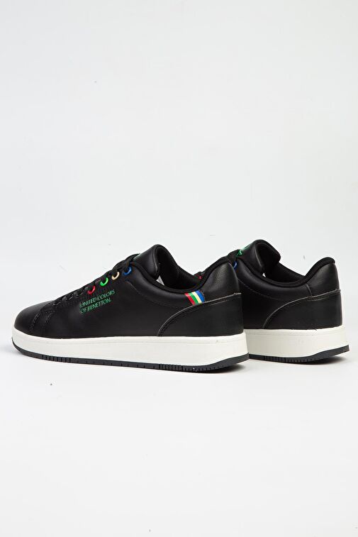 United Colors of Benetton Siyah Kadın Sneaker BNI-10060-Siyah Beyaz - Görsel 4