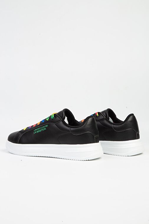 United Colors of Benetton Siyah Kadın Sneaker BNI-10061-Siyah Beyaz - Görsel 4