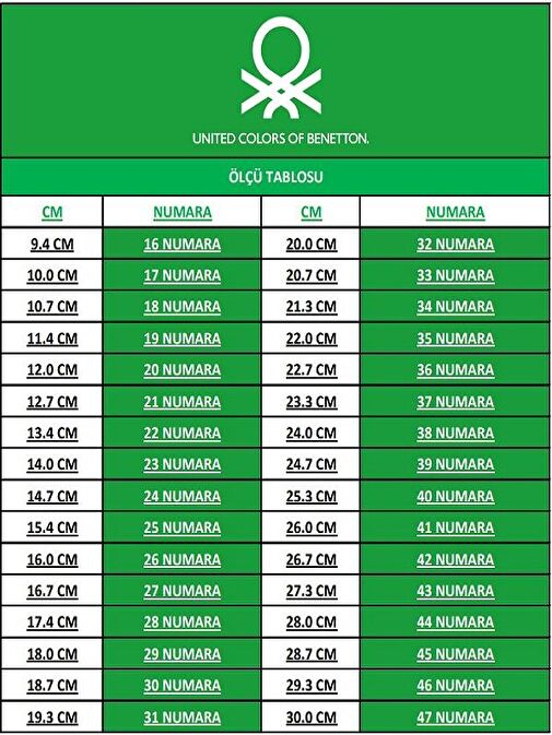 United Colors of Benetton Siyah Erkek Sneaker BNI-10063-Siyah Beyaz - Görsel 6